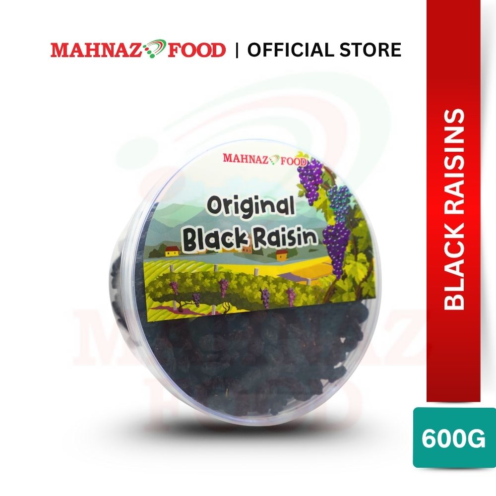 Makanan Mahnaz - Kismis Hitam Organik | Kismis Hitam Organik (500G/1Kg)