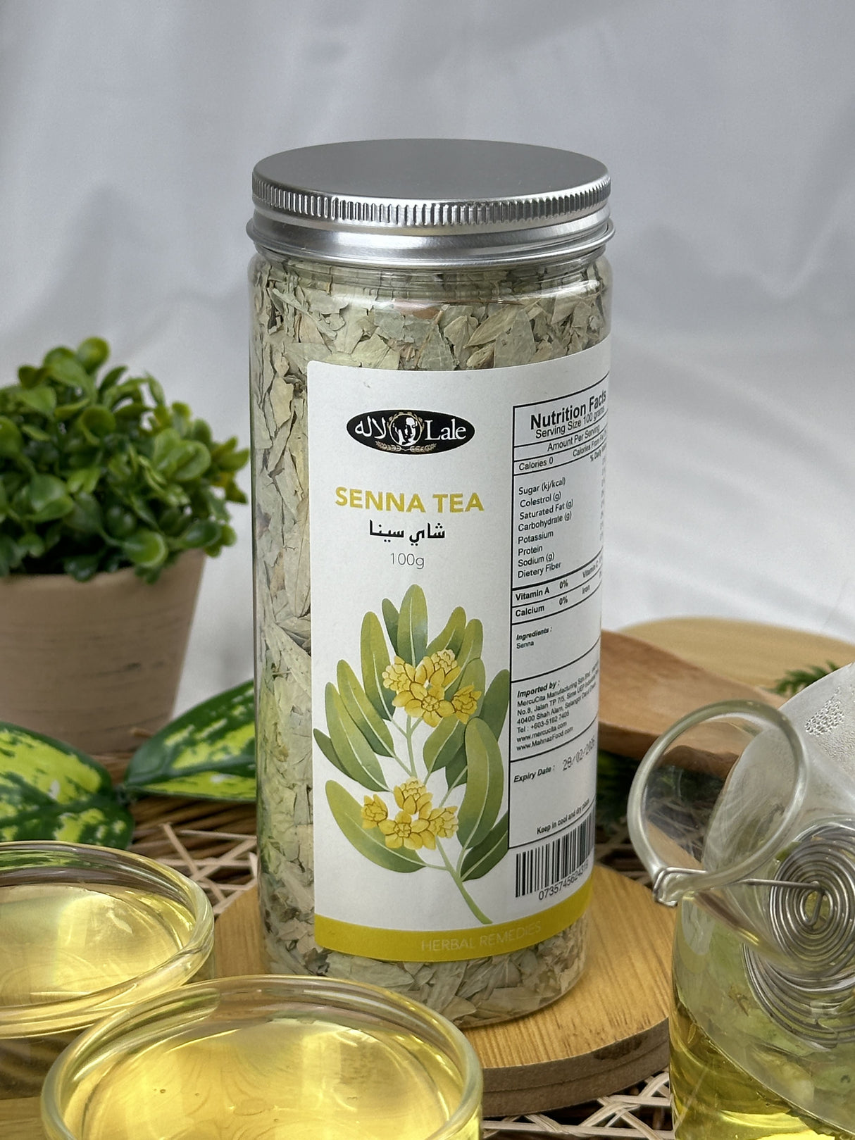 Mahnaz Food Teh Senna Teh Herba Berkhasiat Peket 100G