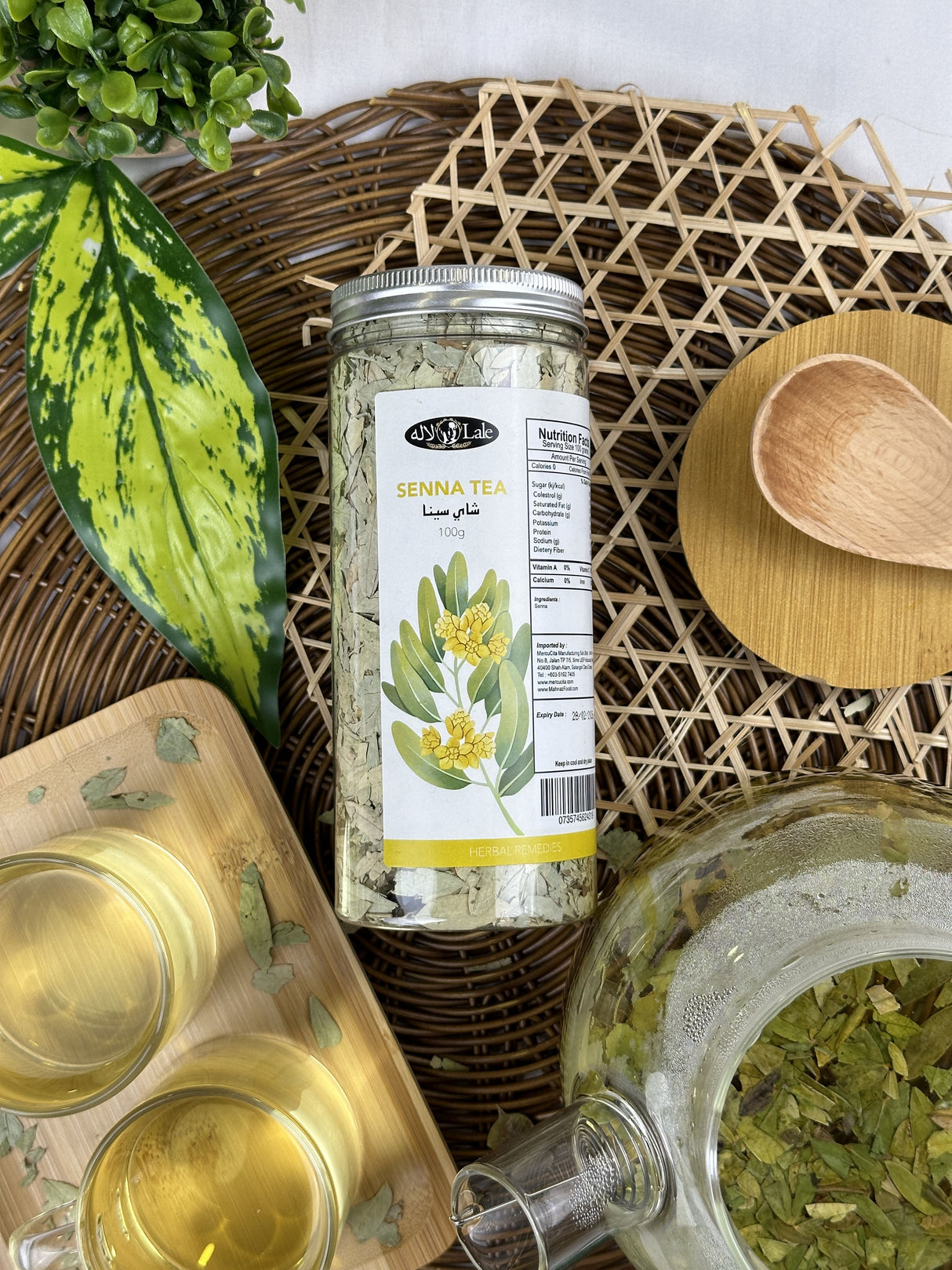 Mahnaz Food Teh Senna Teh Herba Berkhasiat Peket 100G
