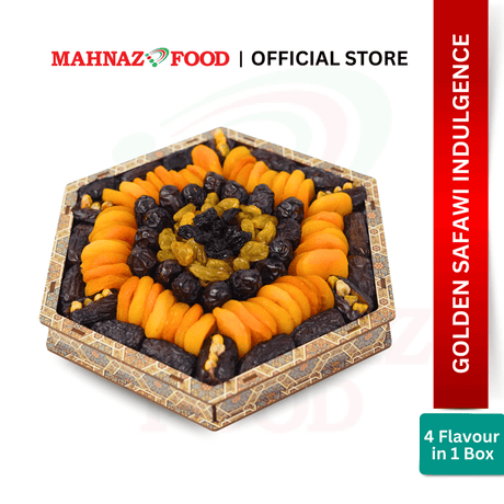 Makanan Mahnaz - Kurma / Kurma Pinggan Safawi | Set Kotak Hadiah Raya | Set Hamper | Set Kotak Hadiah Puasa