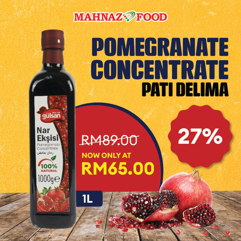 Mahnaz Food Gulsan Pomegranate Concentrate Pati Delima (250Ml / 1L)