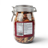 Mahnaz Food premium mixed nuts including walnuts, pistachios, almonds, cashews, pecans, and macadamias.