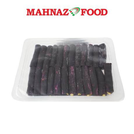 Mahnaz Food Lokum Kazani Turkish Delight Black Mulberry Pistachio Finger Delight 250g Buatan Turki