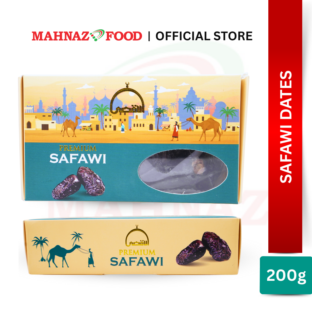 Mahnaz Food Premium Assorted Dates 200G | Ajwa / Safawi / Mariami A / Mariami Jumbo / Medjoul | Kurma Berkualiti | 椰枣