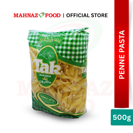 Mahnaz Food Makaron Penne Rigate 500g | Premium Penne Pasta | Pasta Berkualiti Dari Turki