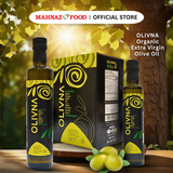MAHNAZ FOOD OLIVNA ORGANIC EXTRA VIRGIN OLIVE OIL 250ML | 500ML | 5L | MINYAK ZAITUN