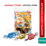 MAHNAZ FOOD LIMEDO COMPOUND CHOCOLATE WITH COCONUT| MILK| HAZELNUT|ASSORTED (1 KG)