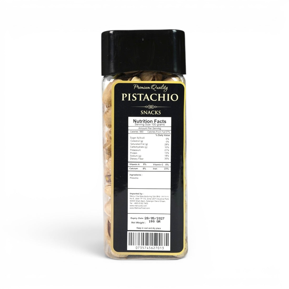 Nut | Pistachio | Roasted | 180g