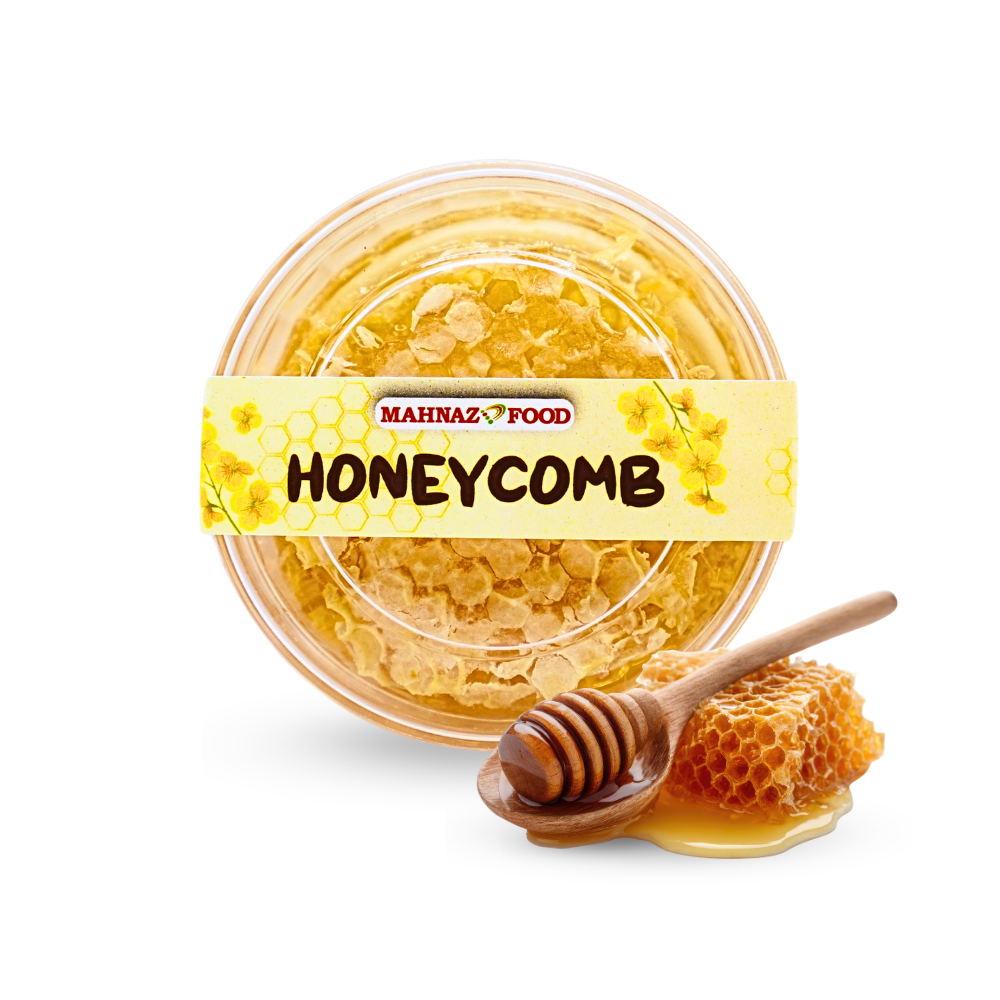 Mahnaz Food | Honey | Pure Honey with Comb | 80g / 420g / 450g
