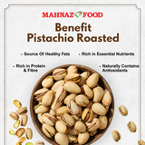 MAHNAZ FOOD - PROMOSI KACANG Pistachio/Cashew Nut/Brazil Nut/Walnut/Arang/Hazelnut (400g)-Pistachio Iran 400g