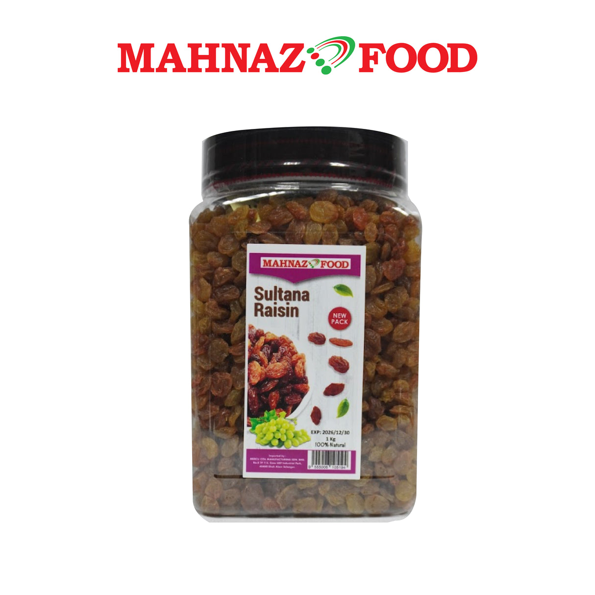 Mahnaz Food Sultana Raisin 1kg