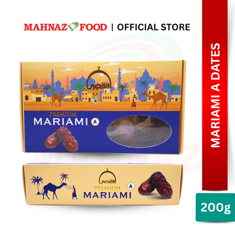 Mahnaz Food Premium Assorted Dates 200G | Ajwa / Safawi / Mariami A / Mariami Jumbo / Medjoul | Kurma Berkualiti | 椰枣