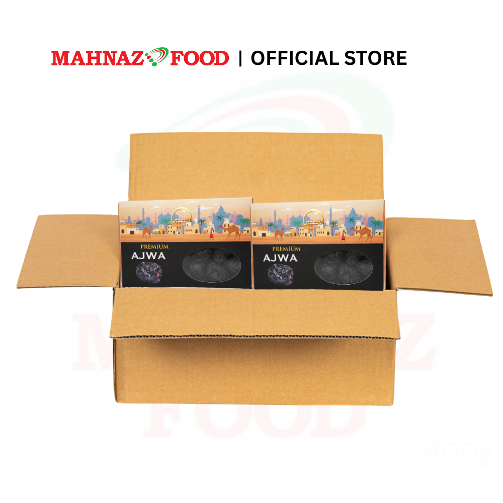 Mahnaz Food Wholesale | Al-Aqsa Premium Ajwa 400g (12 packs)