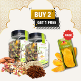 Buy 2 Free 1 | Mix Fruits & Nuts | 800g | Free Dried Mango