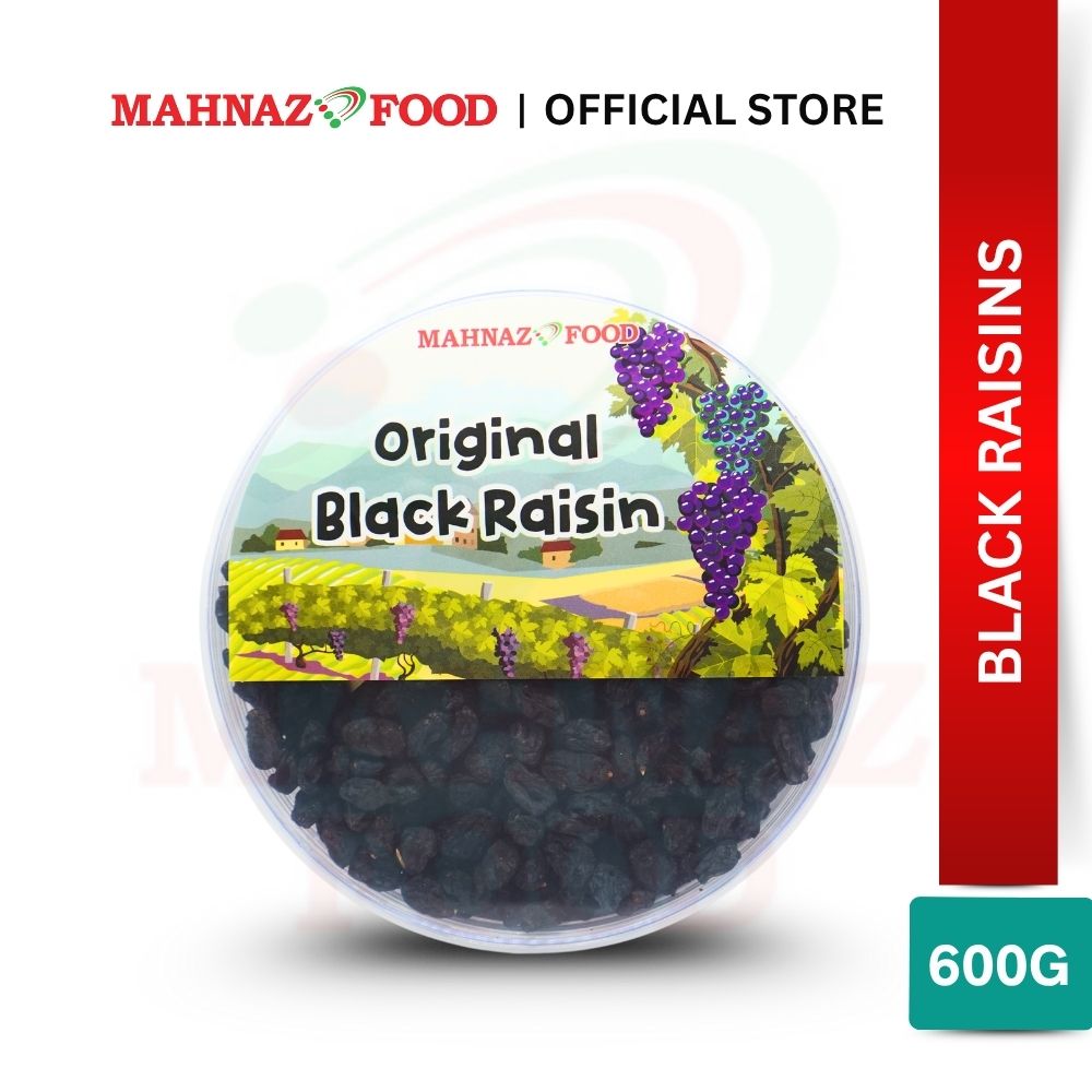 Makanan Mahnaz - Kismis Hitam Organik | Kismis Hitam Organik (500G/1Kg)
