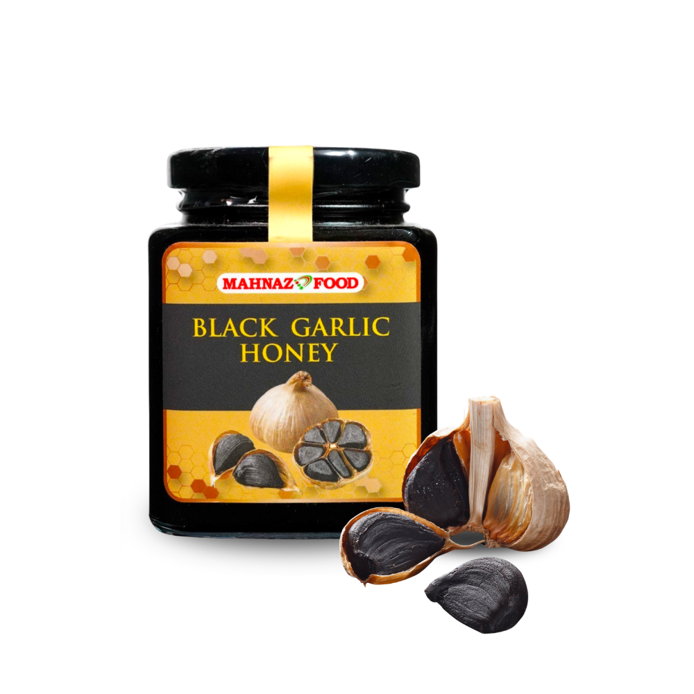Mahnaz Food | Honey | Garlic Honey  | Raw / Roasted | 350g - 400g