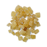Mahnaz Food dried ginger cubes coated in sugar, featuring a chewy texture and sweet, spicy flavour.