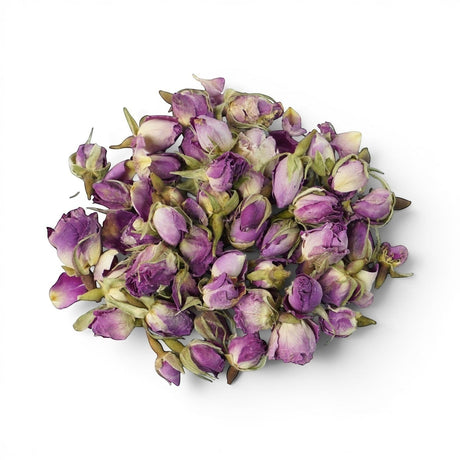 Mahnaz Food dried rose buds for tea, naturally fragrant and caffeine-free herbal infusion.