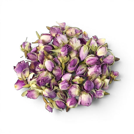 Mahnaz Food dried rose buds for tea, naturally fragrant and caffeine-free herbal infusion.