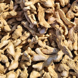 Mahnaz Food premium whole dried ginger roots with a textured, light brown surface for cooking and herbal tea
