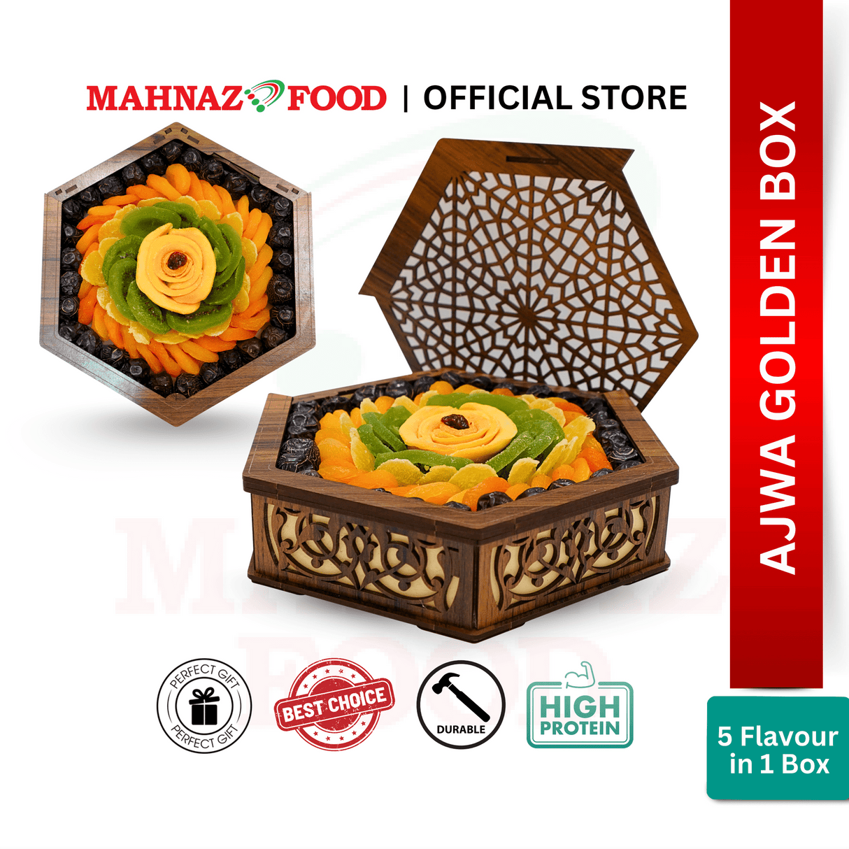 Ajwa Golden Box | Corporate Gift & Hamper