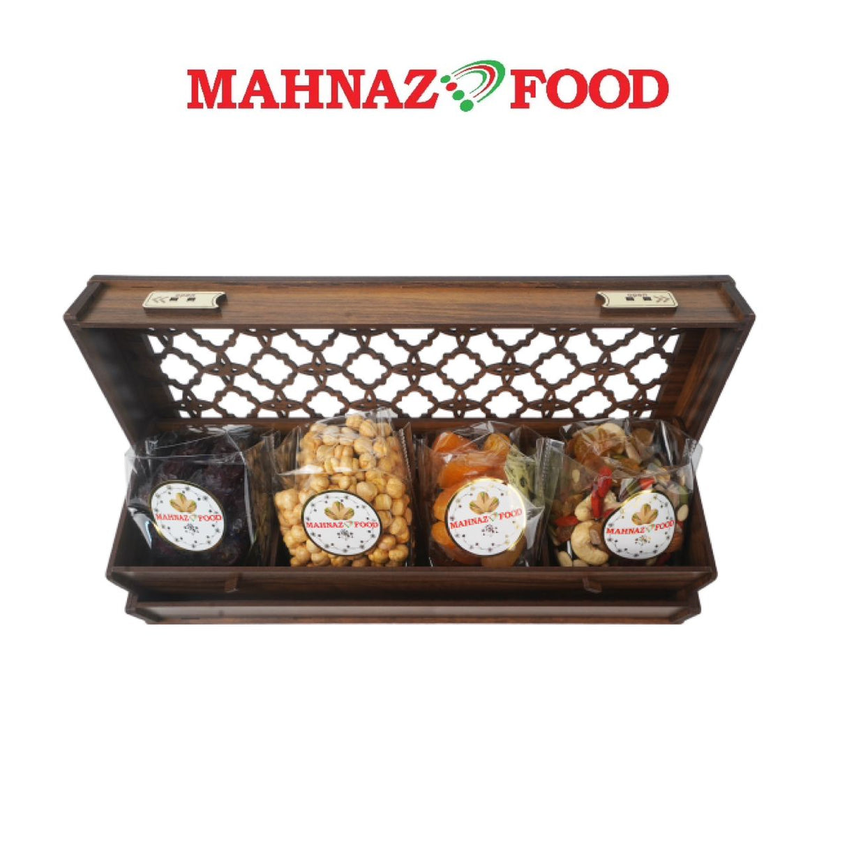 Kotak Hadiah Campuran Makanan Mahnaz Beri Dan Kurma