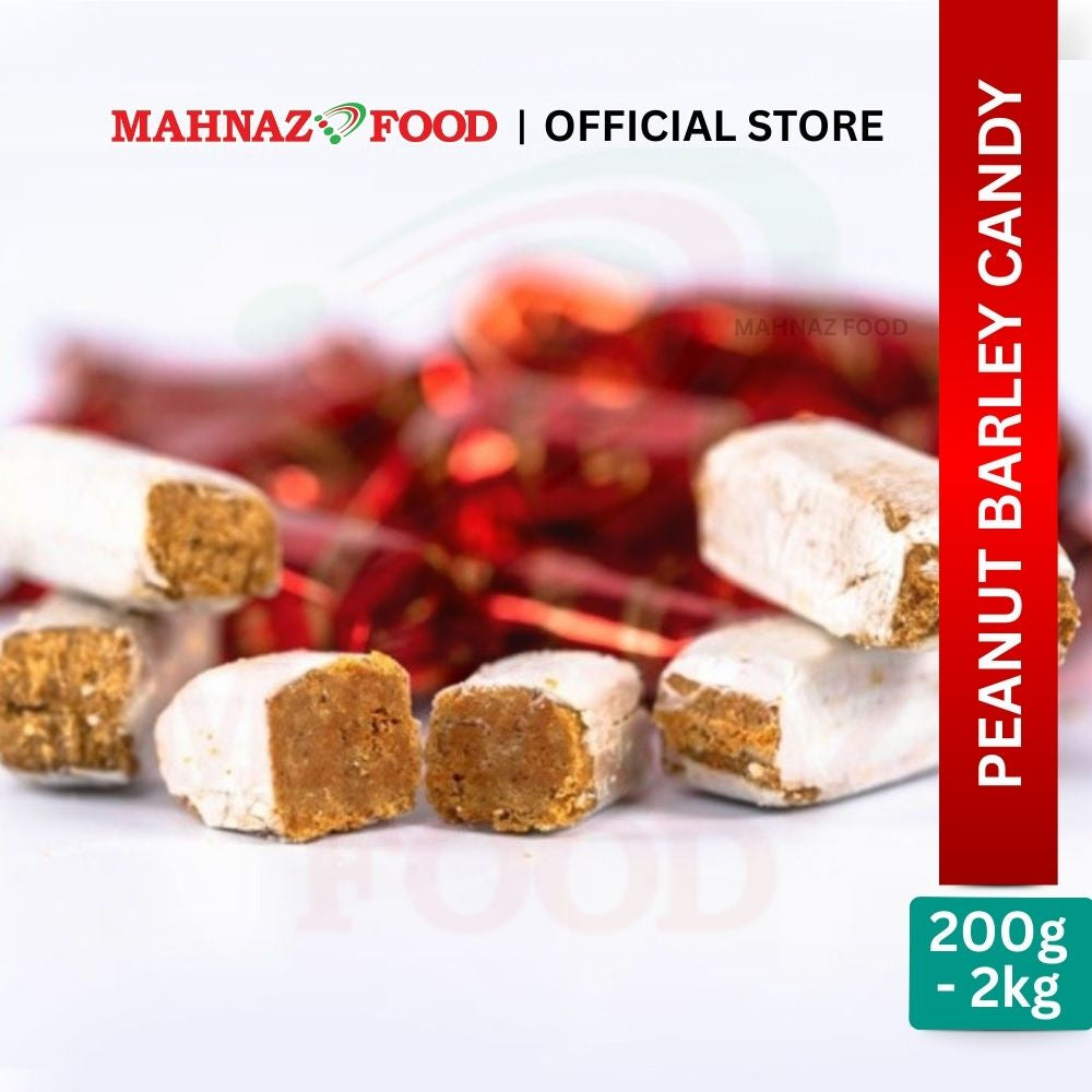 Mahnaz Food - Peanut Candy (Peanut Barley / Peanut Coffee / Peanut Durian / Peanut Pomegranate / Paenut Coconut / Peanut Strawberry / Peanut Sesame))