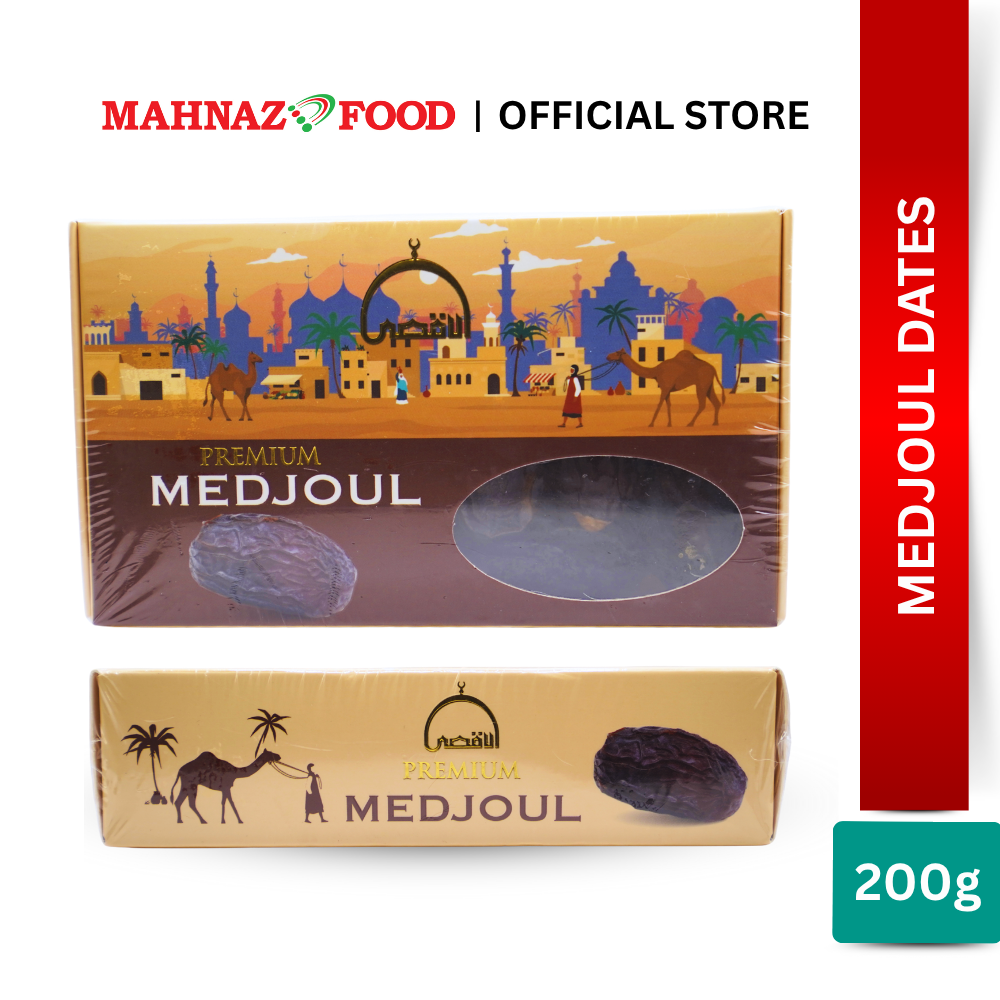 Mahnaz Food Premium Assorted Dates 200G | Ajwa / Safawi / Mariami A / Mariami Jumbo / Medjoul | Kurma Berkualiti | 椰枣