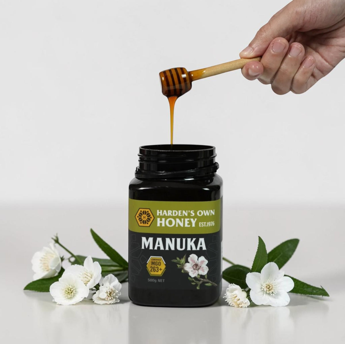 Mahnaz Food | Honey | Harden's Own Manuka Honey  | MGO 263+ / MGO100+ | 500g