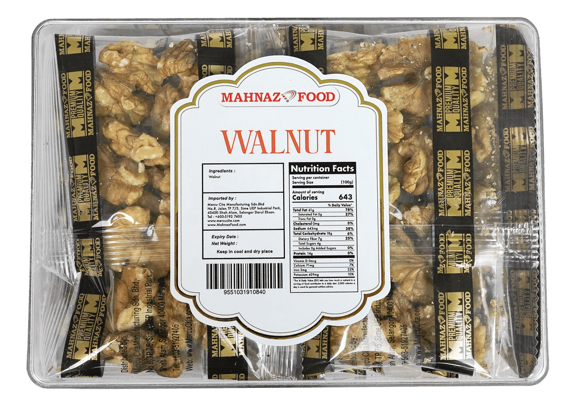 Nut | Premium Mini Pack Nuts | Walnut | (10's x 30g) | 300g