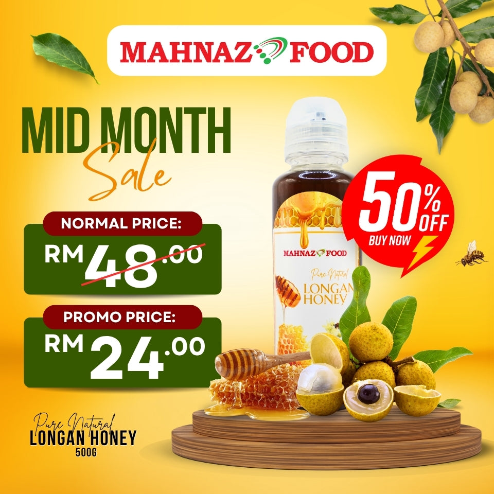 Mahnaz Food Pure Longan Honey 500g